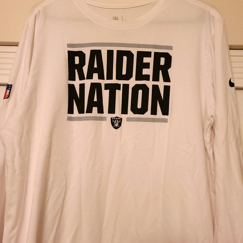 Raider Nation 🤘 Large Nike Long Sleeve